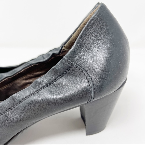 AGL Attilio Giusti Leombruni EU 39 US 9 Black Leather Cap Toe Pumps - Picture 4 of 12